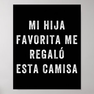 Póster Camisa Para Papa E Hija Camisa Graciosa Para Papa
