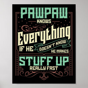 Póster Camisa Pawpaw Camisas Pawpaw Para Hombres Pawpaw S