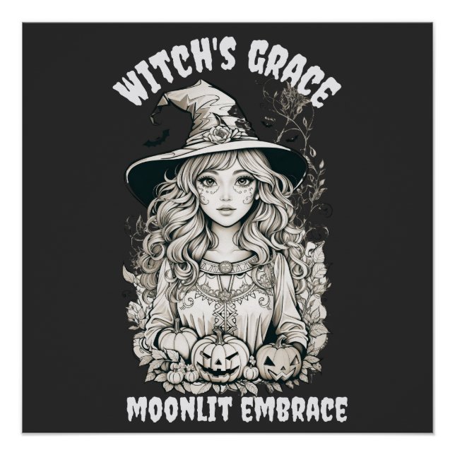 Póster Camisas Brujas de Halloween | Camisetas Unisex Fal (Anverso)