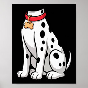 Póster Camisas dálmatas Hombres Mujeres Niños Dalmatian C