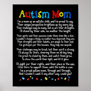 Póster Camisas De Autismo Sean Como Camisas De Conciencia