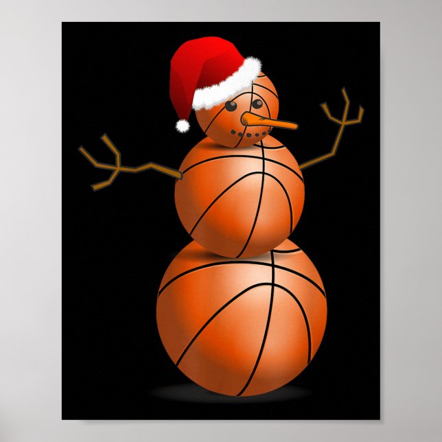 Póster Camisas de baloncesto navidades - Nieto de balonce (Frente)