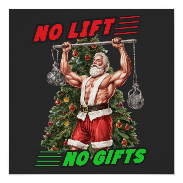 Póster Camisas de entrenamiento para navidades | Regalo P (Anverso)