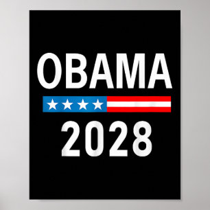 Póster Camisas de Obama 2028 votan a Obama por el preside