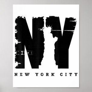 Póster Camisas de té estilo Nueva York, Nueva York