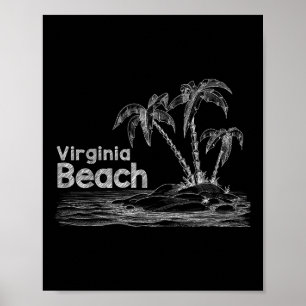 Póster Camisas de vacaciones familiares de Virginia Beach