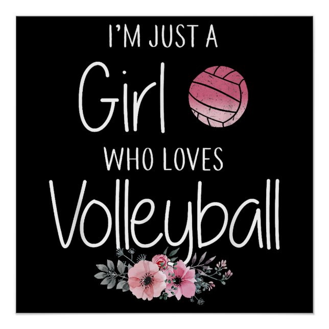Póster Camisas De Voleibol Para Las Adolescentes Chicas (Anverso)