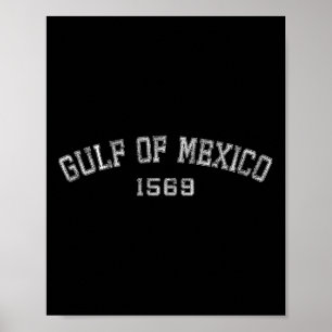 Póster Camisas del Mapa Histórico del Golfo De México 156