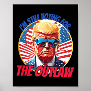 Póster Camisas que votaré por el ilegal, no por el chiqui