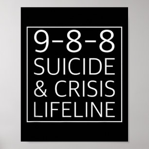 Póster Camiseta 988 - Línea de crisis de conciencia sobre