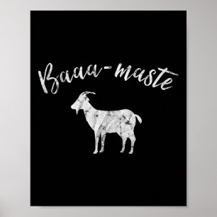 Póster Camiseta Aa-maste Cabra Yoga