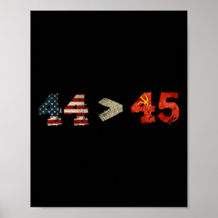 Póster Camiseta Anti Trump Impeach Presidente 45 44> 4