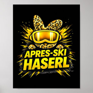 Póster Camiseta Après Ski Haserl – Regalo de fiesta de in