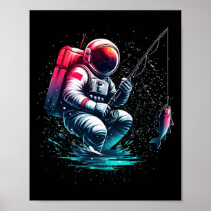 Póster Camiseta Astronauta Luna Espacio Galaxia Gala Espa
