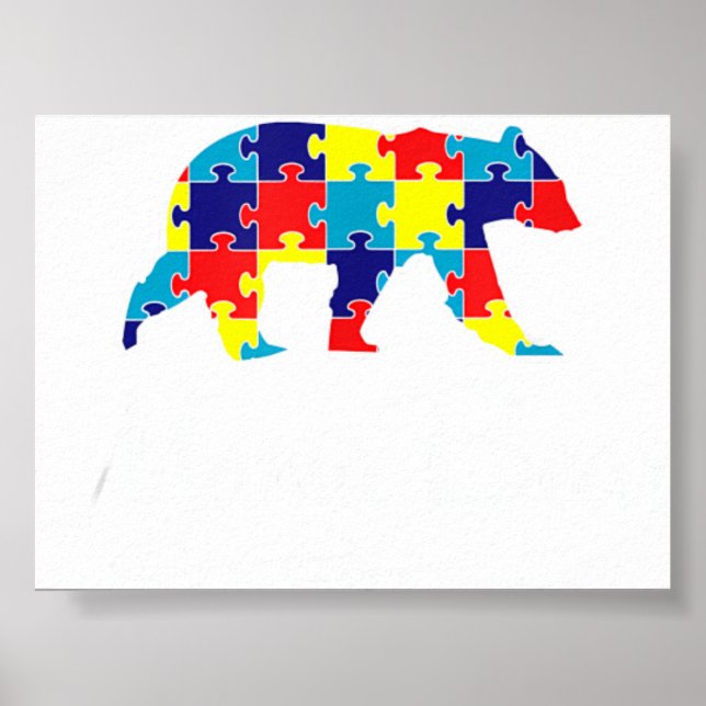 Póster Camiseta Autismo Mama Bea (Frente)