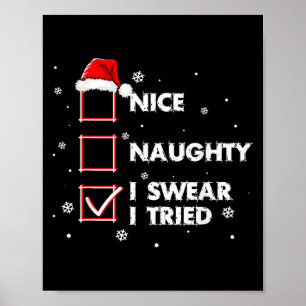 Póster Camiseta Bonito Travieso Juro Que Lo Intenté Adult