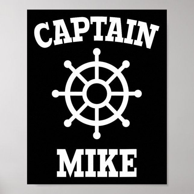 Póster Camiseta Capitán Mike  (Frente)