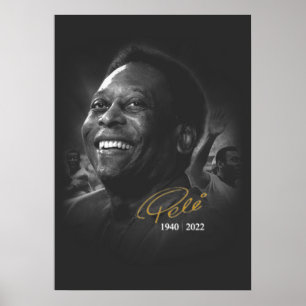 Póster Camiseta Cartão Postal Pelé - 1940-2022 