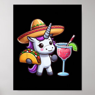 Póster Camiseta Cinco De Mayo Fiesta Mexicana Unicornio T