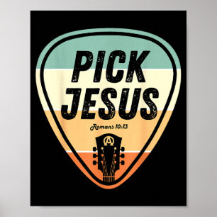 Póster Camiseta Ck Jesús Divertida Música Cristiana Guita