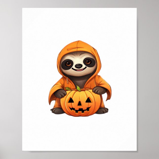 Póster Camiseta Clásica de Halloween (Frente)