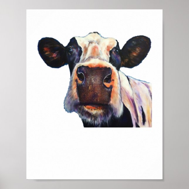 Póster Camiseta clásica de vaca sagrada (Frente)