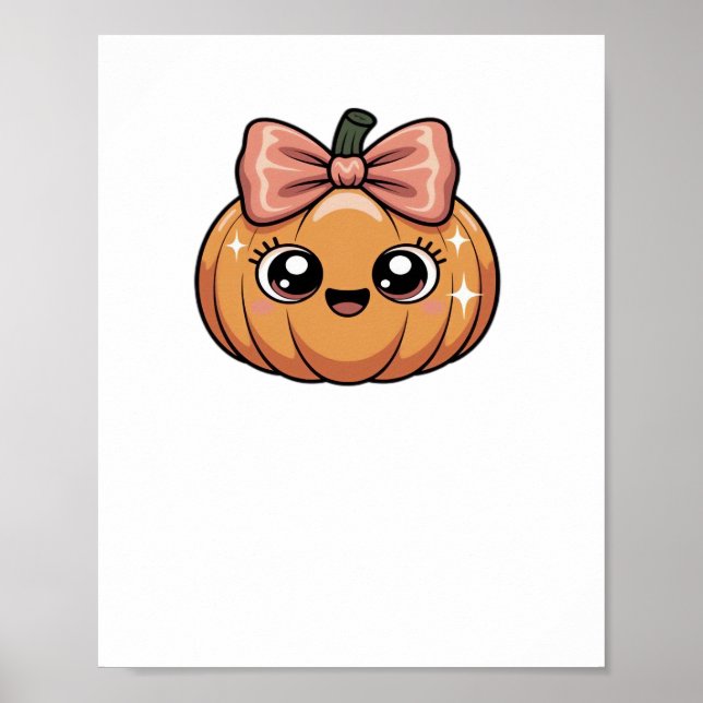 Póster camiseta clásica kawaii (Frente)