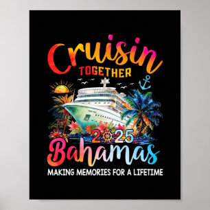 Póster Camiseta Cruisin Together Hamas 2025 Crucero Famil