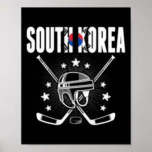 Póster Camiseta de aficionados de hockey sobre hielo de C