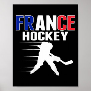 Póster Camiseta de aficionados de hockey sobre hielo de F