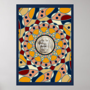 Póster Camiseta de bebé con diseño de mandala de foto per