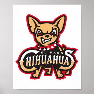 Póster Camiseta de béisbol de los Chihuahuas de El Pas0