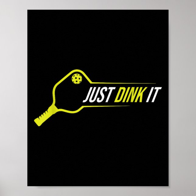 Póster Camiseta de bolas, Graciosa, Solo Dink (Frente)