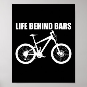 Póster Camiseta de ciclismo de montaña Life Behind Rs Mtb