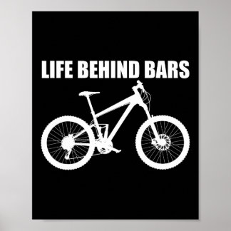 Póster Camiseta de ciclismo de montaña Life Behind Rs Mtb
