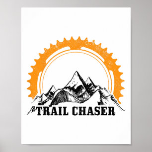 Póster Camiseta de Ciclismo de Montaña Mtb Downhill Cicli