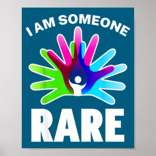 Póster Camiseta de Conciencia de Enfermedad Rara - Enferm