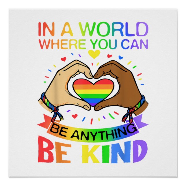 Póster Camiseta de Conciencia de Igualdad de Arcoiris de  (Anverso)