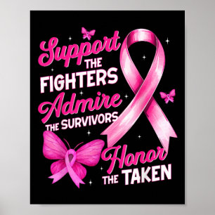 Póster Camiseta de Conciencia del Cáncer de Mama para Apo