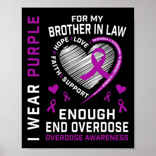 Póster Camiseta de Conciencia Fin de Sobredosis Hermano P