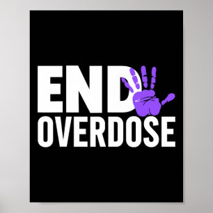 Póster Camiseta de Conciencia sobre Sobredosis - Fin Conc