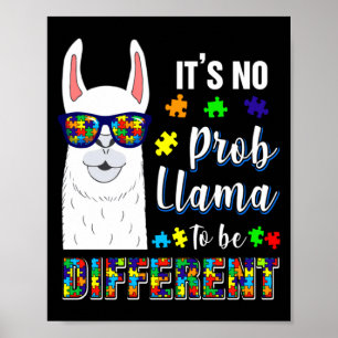 Póster Camiseta de concienciación sobre el autismo de ani