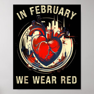 Póster Camiseta de concienciación sobre enfermedades del