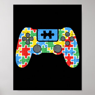 Póster Camiseta de controlador de juego de conciencia del