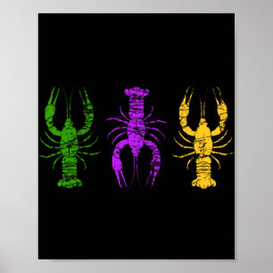 Póster Camiseta de cuentas de sombrero de bufón de cangre