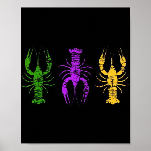 Póster Camiseta de cuentas de sombrero de bufón de cangre (Frente)