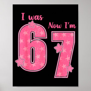 Póster Camiseta de cumpleaños de 7 años Era 6 ahora tengo