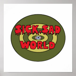 Póster camiseta de daria sick sad world