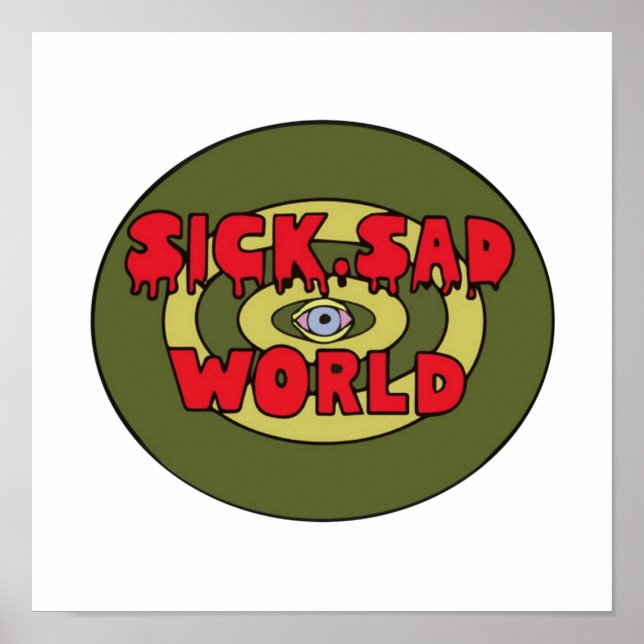 Póster camiseta de daria sick sad world (Frente)