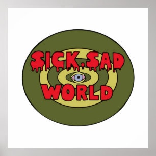 Póster camiseta de daria sick sad world